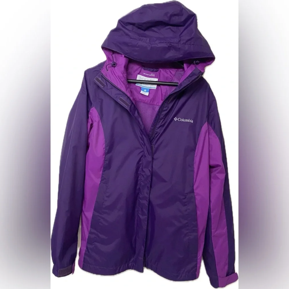 Columbia Purple Hooded Jacket - Picture 3 of 3